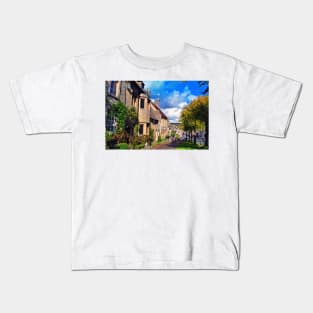 Burford Cottage Cotswolds West Oxfordshire England Kids T-Shirt